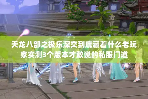 天龙八部之极乐深交到底藏着什么老玩家实测3个版本才敢说的私服门道