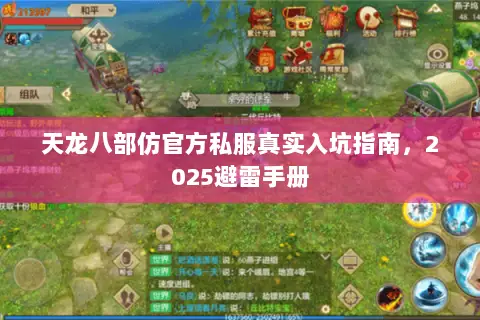 天龙八部仿官方私服真实入坑指南,2025避雷手册 天龙八部仿官方私服真实入坑指南,2025避雷手册