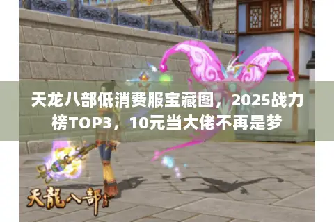 天龙八部低消费服宝藏图，2025战力榜TOP3，10元当大佬不再是梦