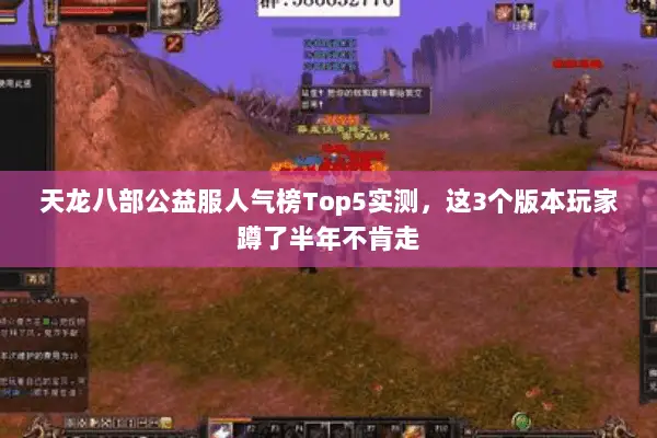天龙八部公益服人气榜Top5实测,这3个版本玩家蹲了半年不肯走 天龙八部公益服人气榜Top5实测,这3个版本玩家蹲了半年不肯走