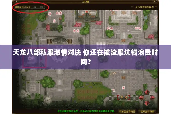 天龙八部私服激情对决 你还在被渣服坑钱浪费时间? 天龙八部私服激情对决 你还在被渣服坑钱浪费时间?