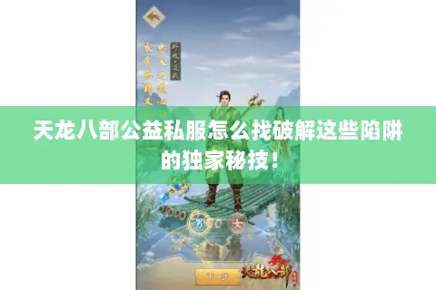 天龙八部公益私服怎么找破解这些陷阱的独家秘技! 天龙八部公益私服怎么找破解这些陷阱的独家秘技!