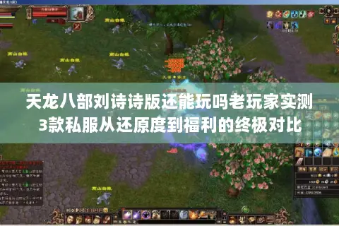 天龙八部刘诗诗版还能玩吗老玩家实测3款私服从还原度到福利的终极对比