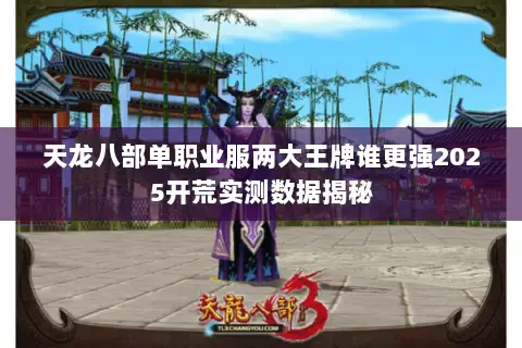 天龙八部单职业服两大王牌谁更强2025开荒实测数据揭秘