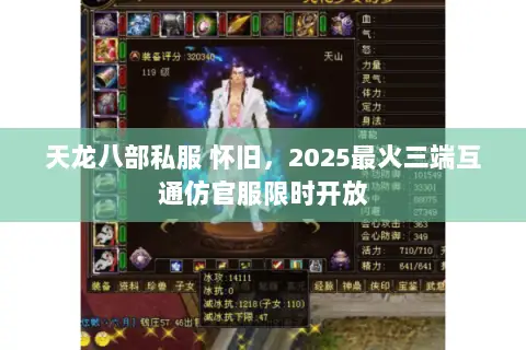 天龙八部私服 怀旧，2025最火三端互通仿官服限时开放
