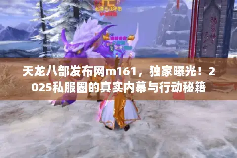 天龙八部发布网m161,独家曝光!2025私服圈的真实内幕与行动秘籍 天龙八部发布网m161,独家曝光!2025私服圈的真实内幕与行动秘籍