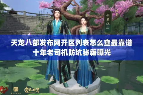 天龙八部发布网开区列表怎么查最靠谱十年老司机防坑秘籍曝光 天龙八部发布网开区列表怎么查最靠谱十年老司机防坑秘籍曝光