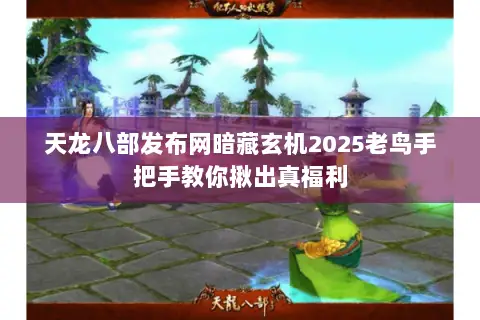 天龙八部发布网暗藏玄机2025老鸟手把手教你揪出真福利 天龙八部发布网暗藏玄机2025老鸟手把手教你揪出真福利