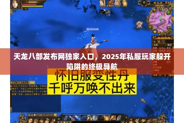 天龙八部发布网独家入口,2025年私服玩家躲开陷阱的终极导航 天龙八部发布网独家入口,2025年私服玩家躲开陷阱的终极导航
