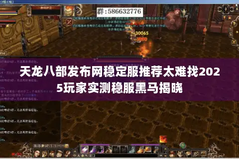 天龙八部发布网稳定服推荐太难找2025玩家实测稳服黑马揭晓 天龙八部发布网稳定服推荐太难找2025玩家实测稳服黑马揭晓