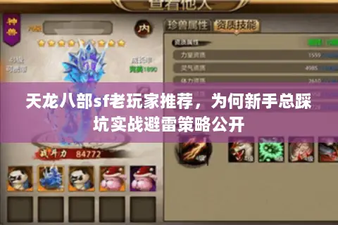 天龙八部sf老玩家推荐,为何新手总踩坑实战避雷策略公开 天龙八部sf老玩家推荐,为何新手总踩坑实战避雷策略公开
