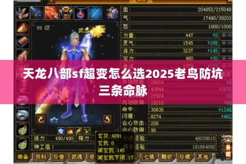 天龙八部sf超变怎么选2025老鸟防坑三条命脉