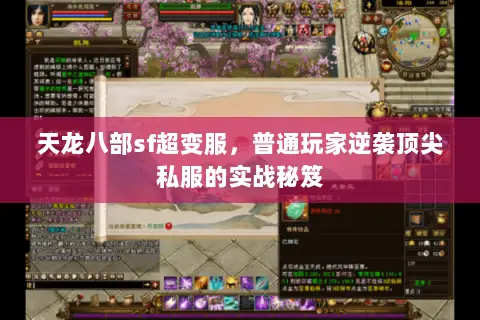 天龙八部sf超变服，普通玩家逆袭顶尖私服的实战秘笈