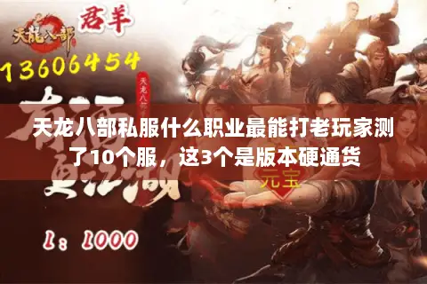 天龙八部私服什么职业最能打老玩家测了10个服,这3个是版本硬通货 天龙八部私服什么职业最能打老玩家测了10个服,这3个是版本硬通货