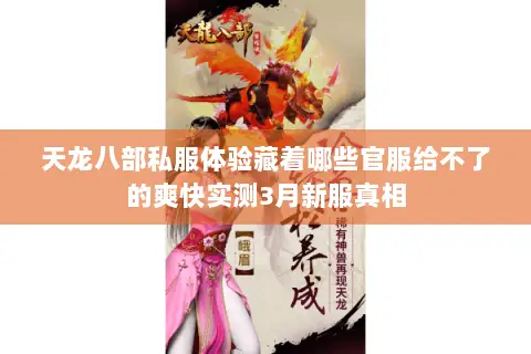 天龙八部私服体验藏着哪些官服给不了的爽快实测3月新服真相 天龙八部私服体验藏着哪些官服给不了的爽快实测3月新服真相