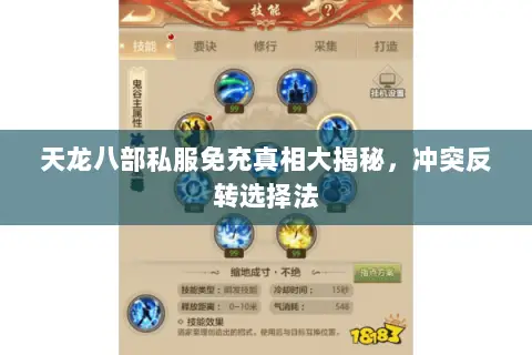 天龙八部私服免充真相大揭秘,冲突反转选择法 天龙八部私服免充真相大揭秘,冲突反转选择法
