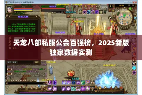 天龙八部私服公会百强榜,2025新版独家数据实测 天龙八部私服公会百强榜,2025新版独家数据实测