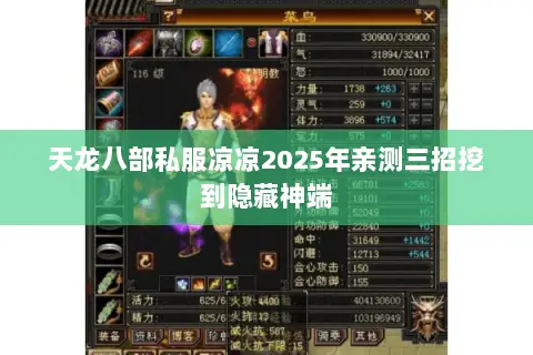 天龙八部私服凉凉2025年亲测三招挖到隐藏神端