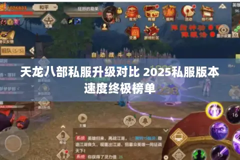 天龙八部私服升级对比 2025私服版本速度终极榜单 天龙八部私服升级对比 2025私服版本速度终极榜单