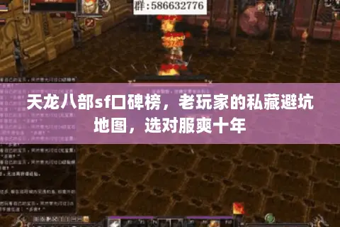 天龙八部sf口碑榜，老玩家的私藏避坑地图，选对服爽十年