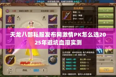 天龙八部私服发布网激情PK怎么选2025年避坑血泪实测 天龙八部私服发布网激情PK怎么选2025年避坑血泪实测