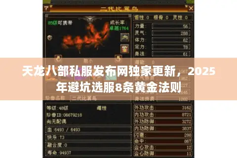 天龙八部私服发布网独家更新,2025年避坑选服8条黄金法则 天龙八部私服发布网独家更新,2025年避坑选服8条黄金法则