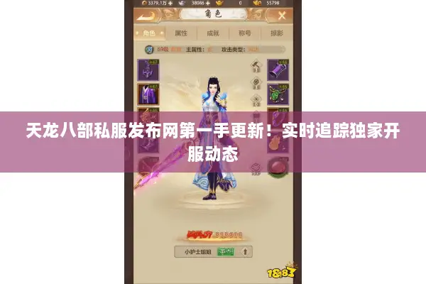 天龙八部私服发布网第一手更新！实时追踪独家开服动态