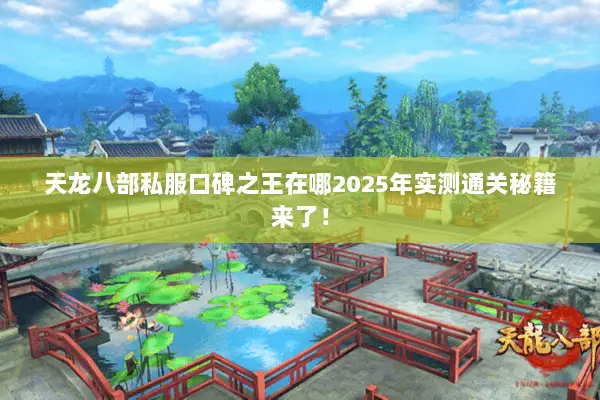 天龙八部私服口碑之王在哪2025年实测通关秘籍来了！