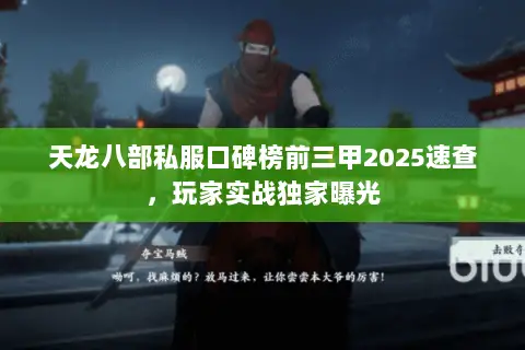 天龙八部私服口碑榜前三甲2025速查，玩家实战独家曝光