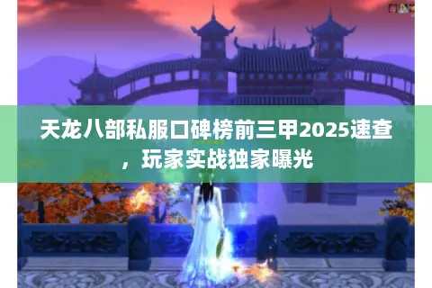 天龙八部私服口碑榜前三甲2025速查，玩家实战独家曝光