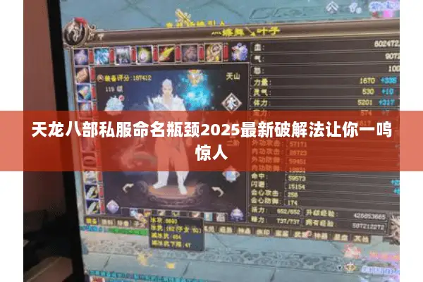 天龙八部私服命名瓶颈2025最新破解法让你一鸣惊人