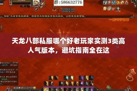 天龙八部私服哪个好老玩家实测3类高人气版本,避坑指南全在这 天龙八部私服哪个好老玩家实测3类高人气版本,避坑指南全在这