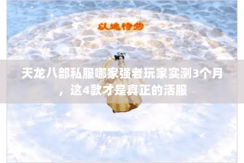 天龙八部私服哪家强老玩家实测3个月，这4款才是真正的活服