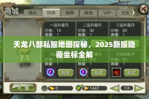 天龙八部私服地图探秘,2025新服隐藏坐标全解 天龙八部私服地图探秘,2025新服隐藏坐标全解