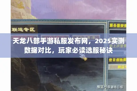 天龙八部手游私服发布网,2025实测数据对比,玩家必读选服秘诀 天龙八部手游私服发布网,2025实测数据对比,玩家必读选服秘诀
