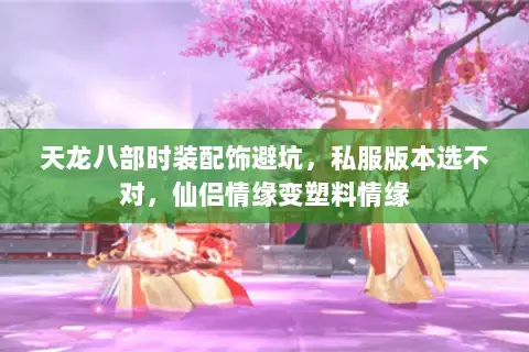 天龙八部时装配饰避坑，私服版本选不对，仙侣情缘变塑料情缘