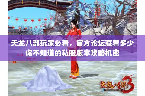 天龙八部玩家必看,官方论坛藏着多少你不知道的私服版本攻略机密 天龙八部玩家必看,官方论坛藏着多少你不知道的私服版本攻略机密