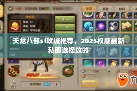 天龙八部sf攻城推荐,2025权威最新私服选择攻略 天龙八部sf攻城推荐,2025权威最新私服选择攻略