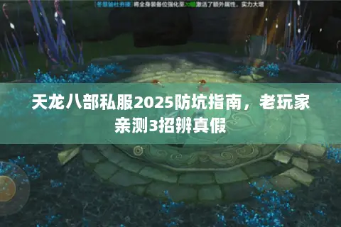 天龙八部私服2025防坑指南，老玩家亲测3招辨真假