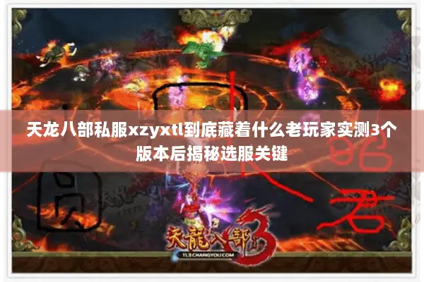 天龙八部私服xzyxtl到底藏着什么老玩家实测3个版本后揭秘选服关键 天龙八部私服xzyxtl到底藏着什么老玩家实测3个版本后揭秘选服关键