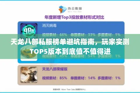天龙八部私服榜单避坑指南，玩家实测TOP5版本到底值不值得进
