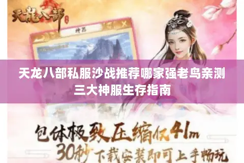 天龙八部私服沙战推荐哪家强老鸟亲测三大神服生存指南 天龙八部私服沙战推荐哪家强老鸟亲测三大神服生存指南