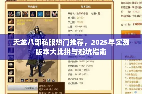 天龙八部私服热门推荐,2025年实测版本大比拼与避坑指南 天龙八部私服热门推荐,2025年实测版本大比拼与避坑指南