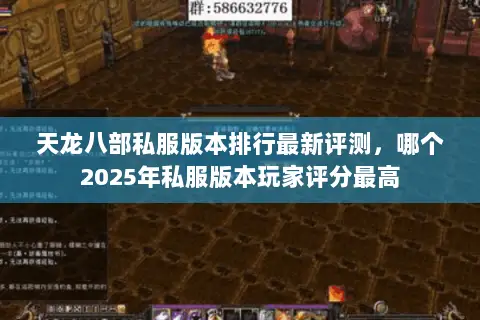 天龙八部私服版本排行最新评测，哪个2025年私服版本玩家评分最高