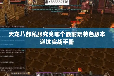 天龙八部私服究竟哪个最耐玩特色版本避坑实战手册 天龙八部私服究竟哪个最耐玩特色版本避坑实战手册