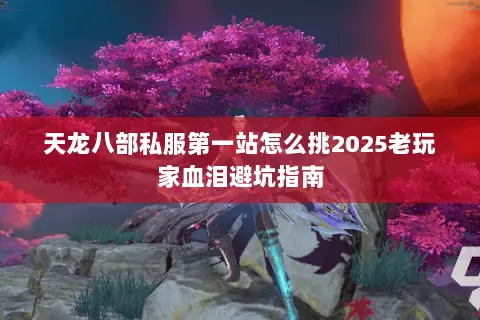 天龙八部私服第一站怎么挑2025老玩家血泪避坑指南 天龙八部私服第一站怎么挑2025老玩家血泪避坑指南