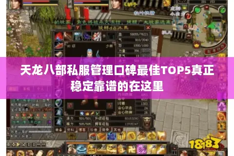 天龙八部私服管理口碑最佳TOP5真正稳定靠谱的在这里