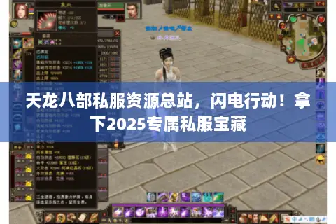 天龙八部私服资源总站，闪电行动！拿下2025专属私服宝藏