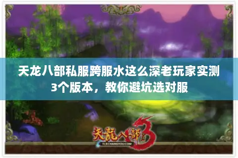 天龙八部私服跨服水这么深老玩家实测3个版本,教你避坑选对服 天龙八部私服跨服水这么深老玩家实测3个版本,教你避坑选对服