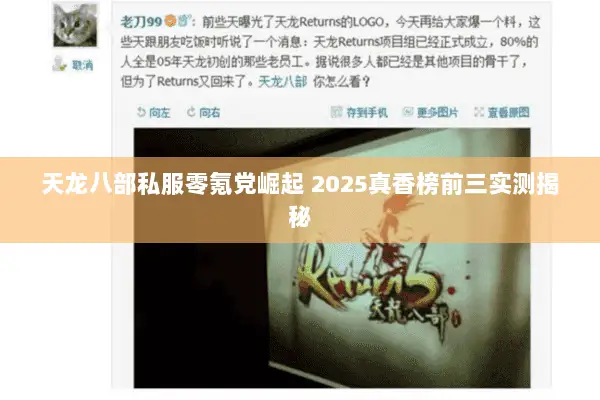 天龙八部私服零氪党崛起 2025真香榜前三实测揭秘 天龙八部私服零氪党崛起 2025真香榜前三实测揭秘